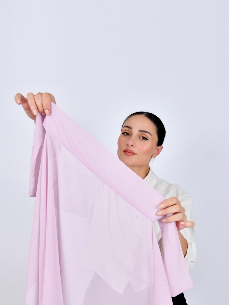 Chiffon Hijab with Tie Closure