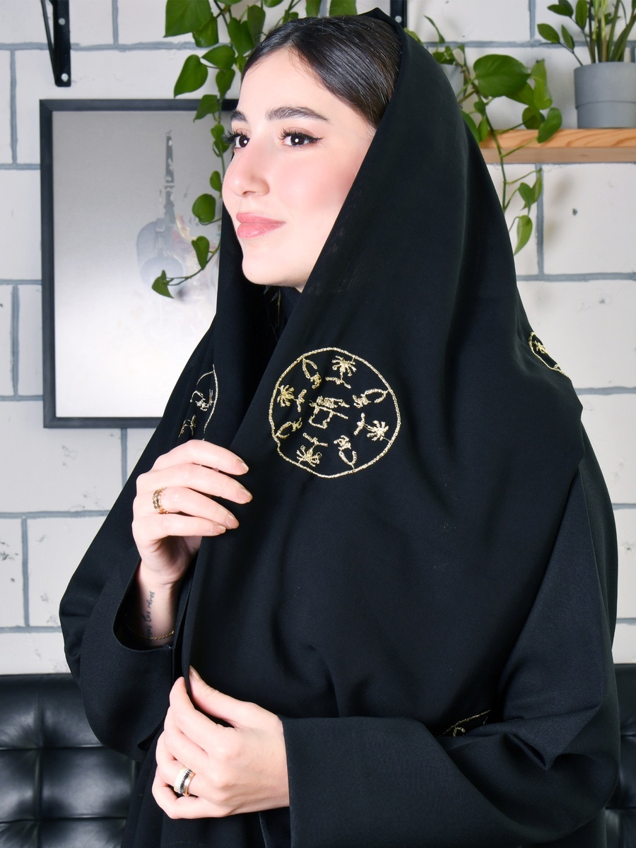 Embroidered Logo Hijab