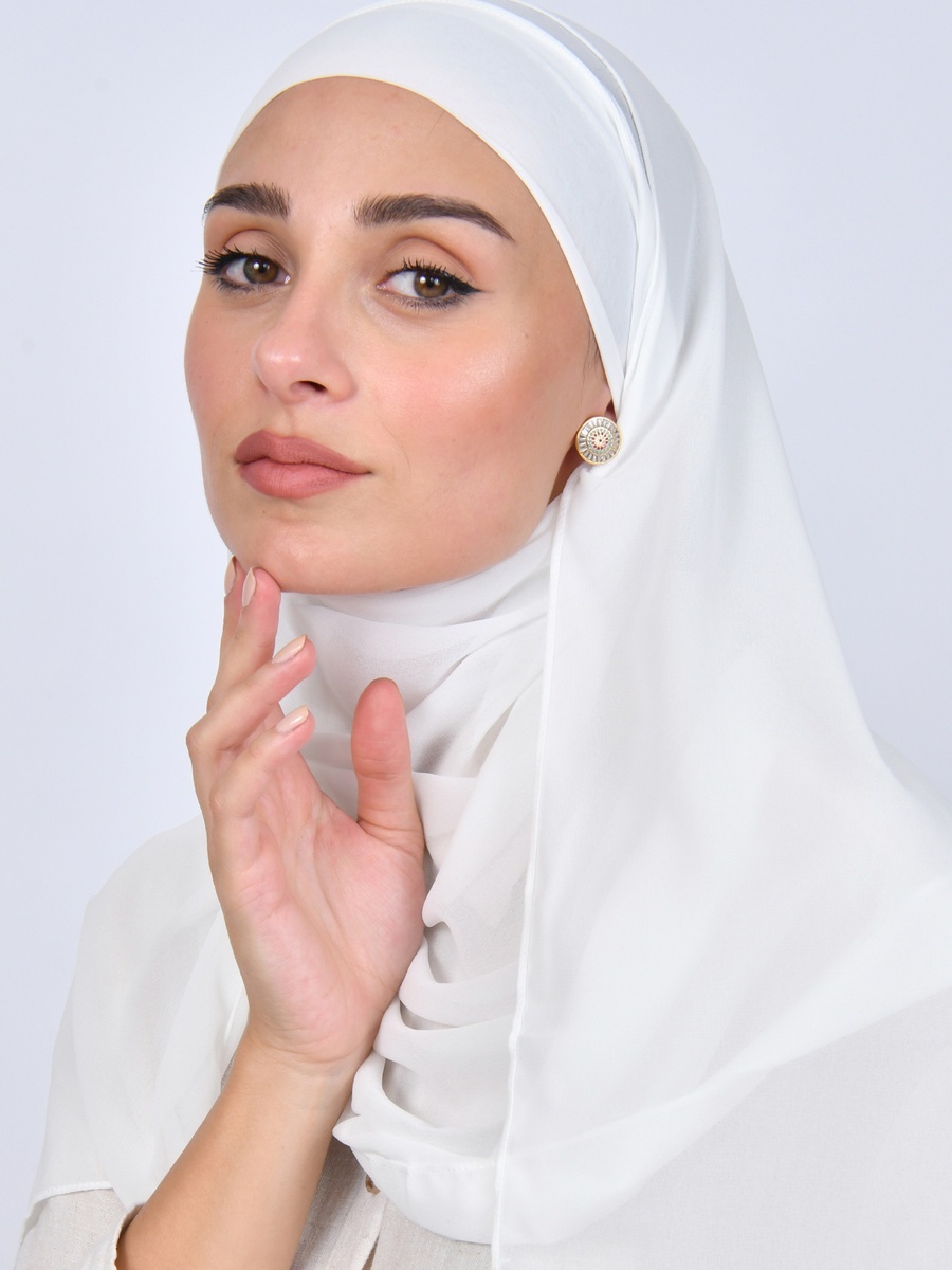 Chiffon Hijab with Tie Closure