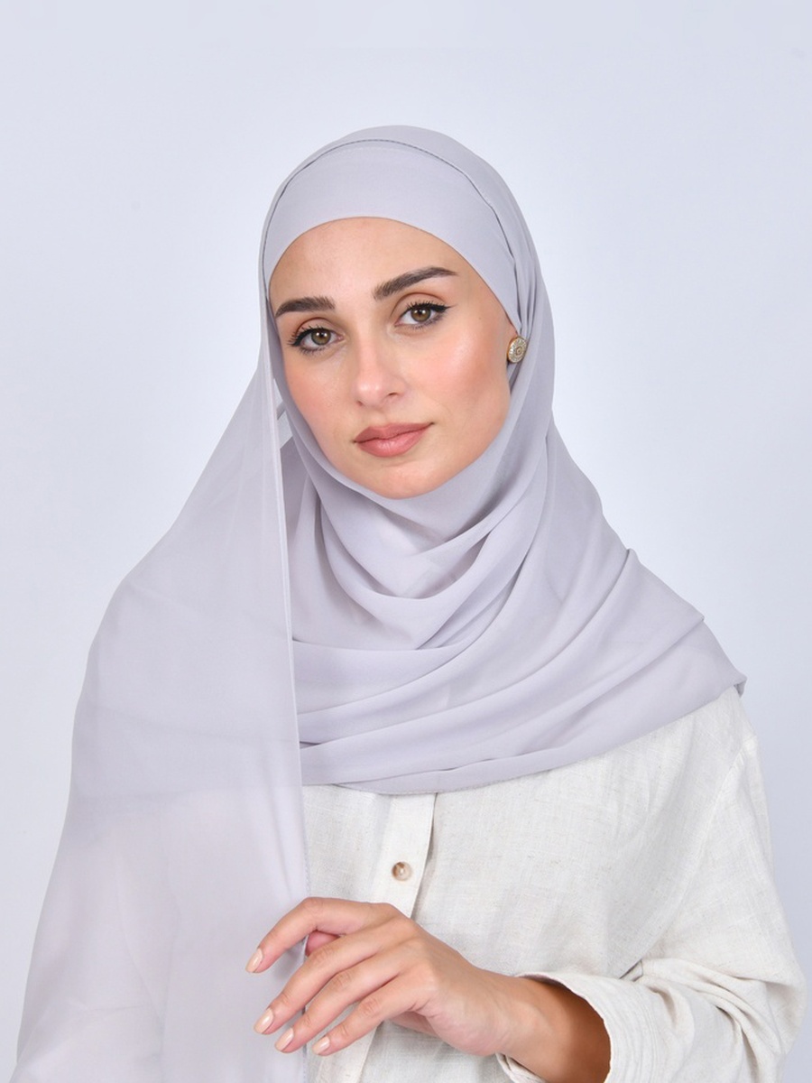 Chiffon Hijab with Tie Closure