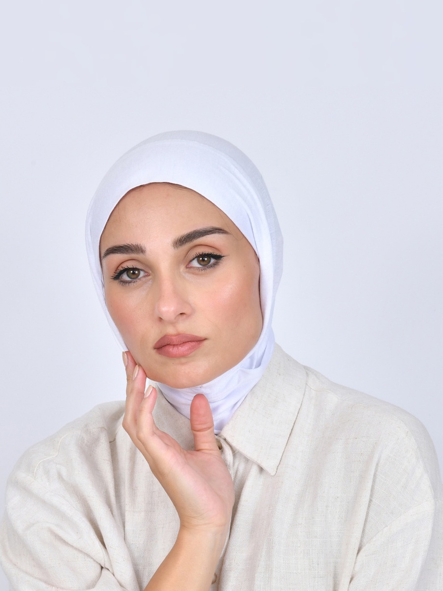 Cotton Hijab with Snap Closure
