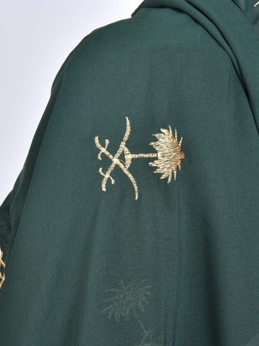 Embroidered Emblem Hijab