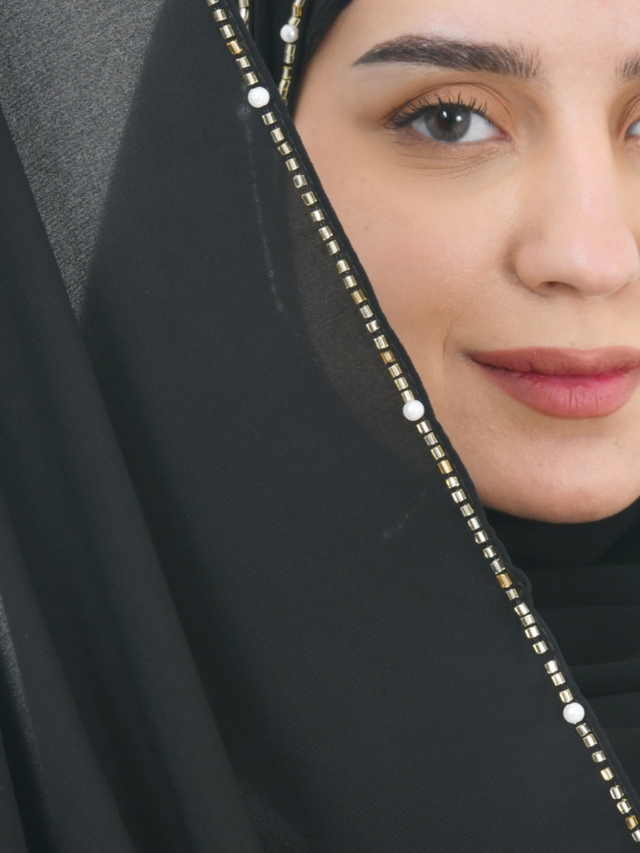 Beaded Edge Hijab