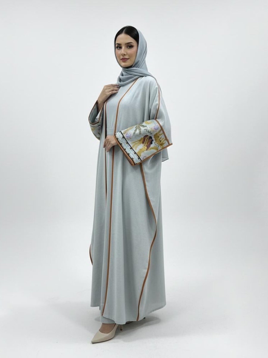 Nusuk Embroidered Abaya