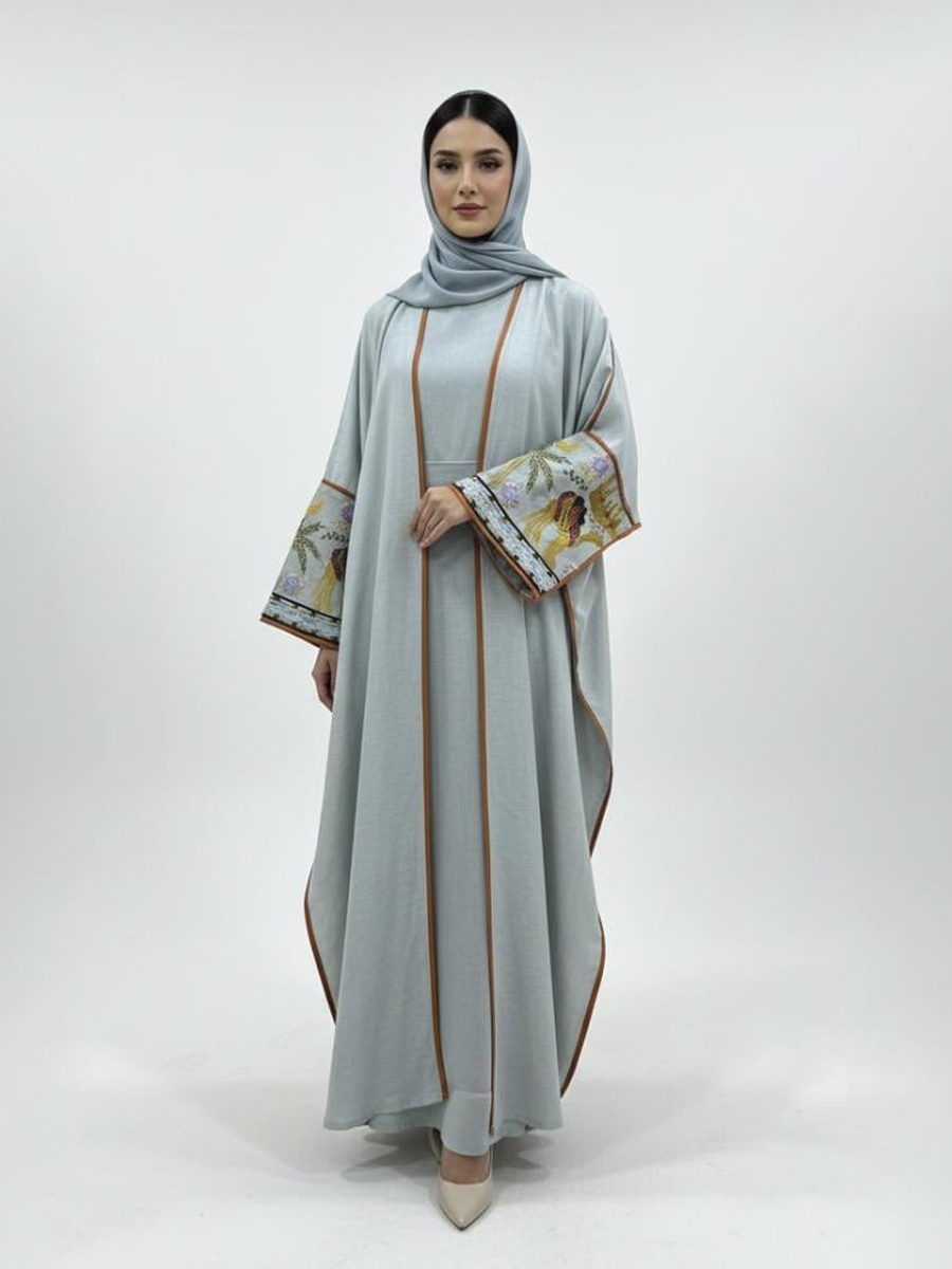Nusuk Embroidered Abaya
