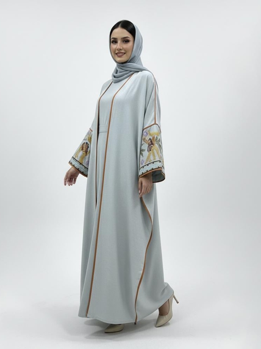 Nusuk Embroidered Abaya