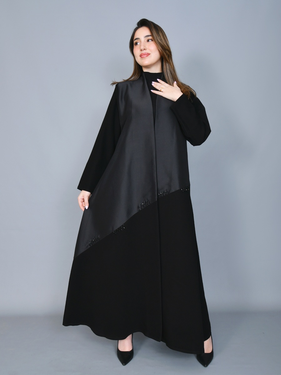 Black Embellished Abaya