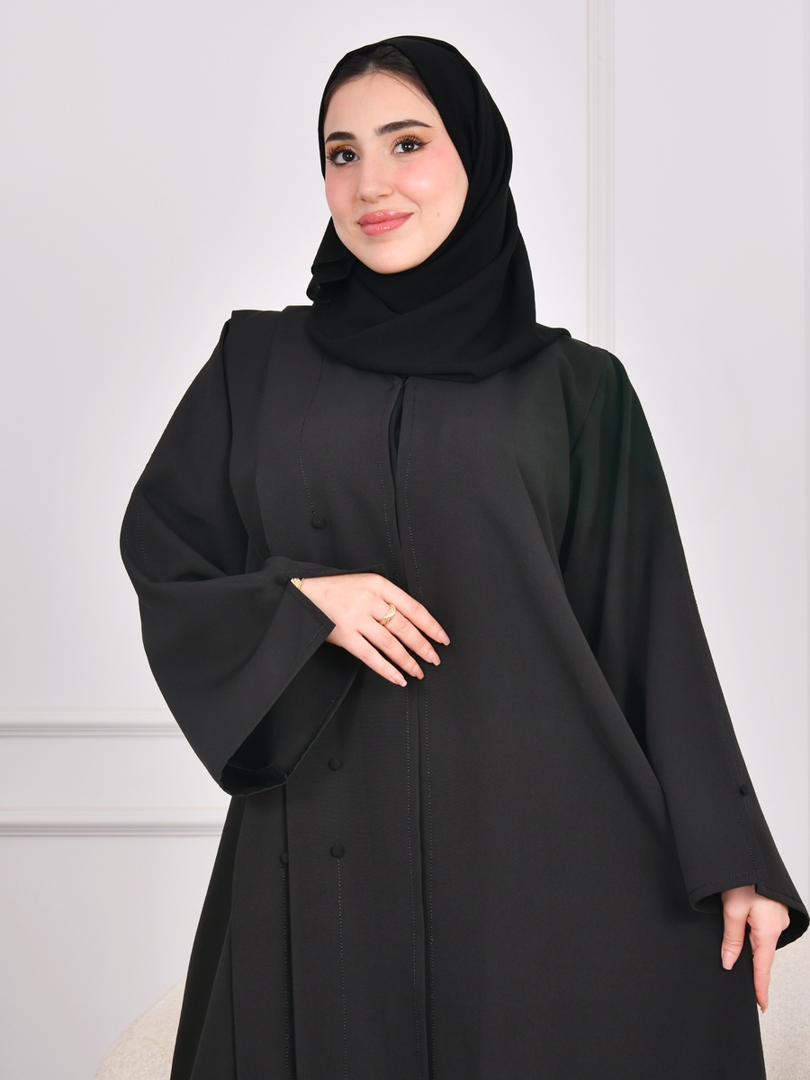 عباية سادة بكسرات