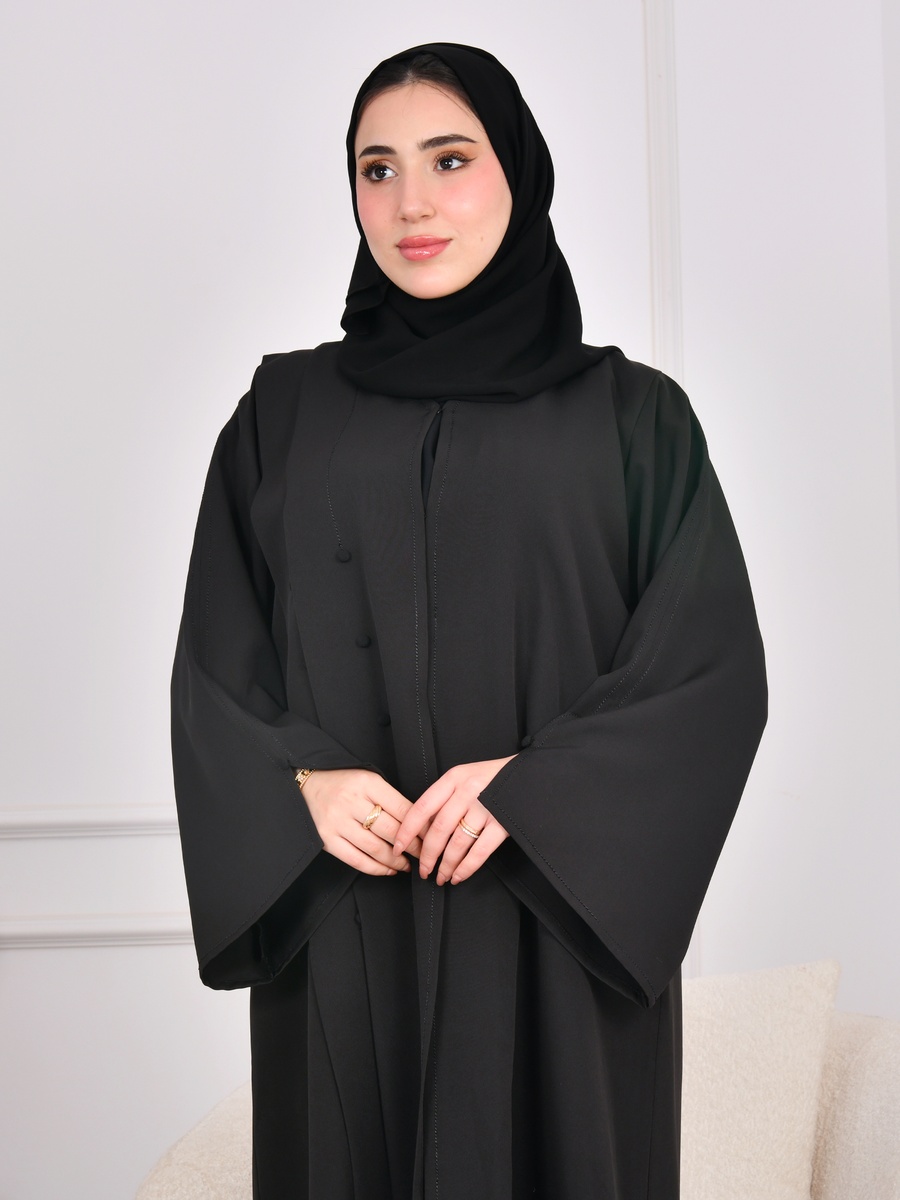 عباية سادة بكسرات