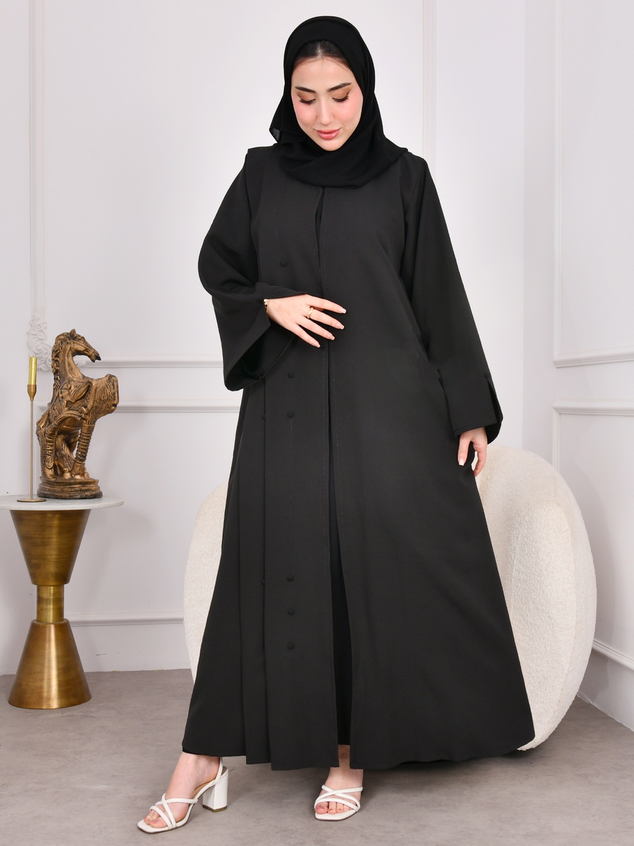 عباية سادة بكسرات
