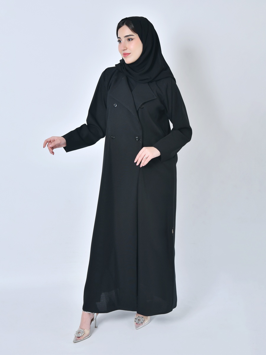 عباية رسمية بصفين من الأزرار