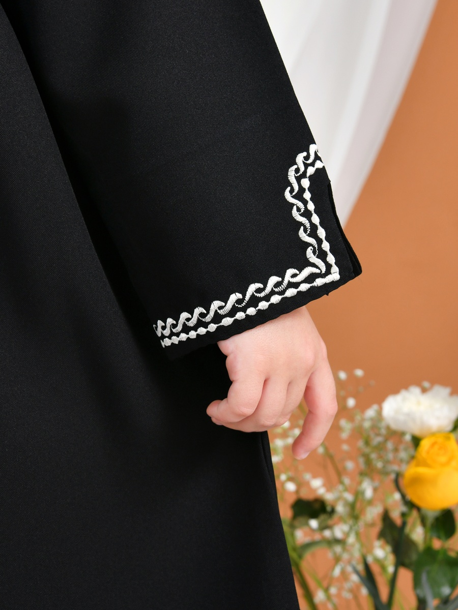 Girls Bella Abaya with Embroidery