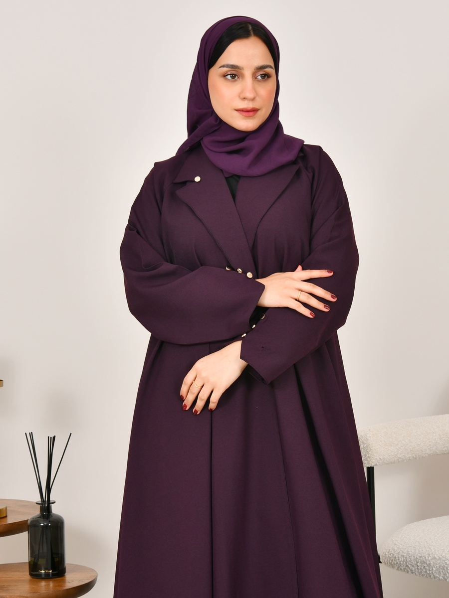 عباية رسمية بحافة واسعة
