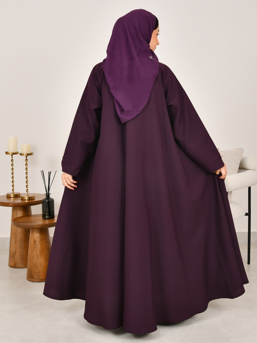 عباية رسمية بحافة واسعة