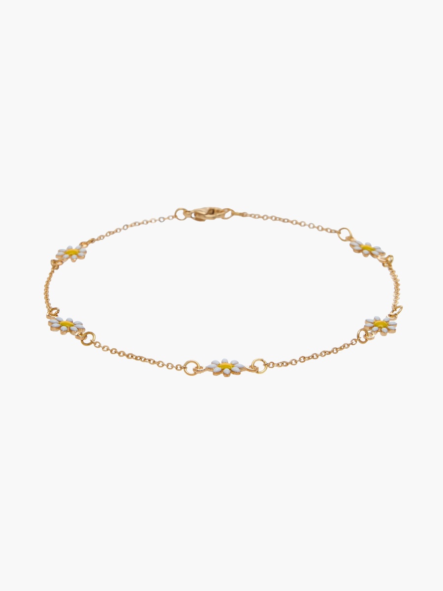 Pack of 2 Metal Embellished Anklet