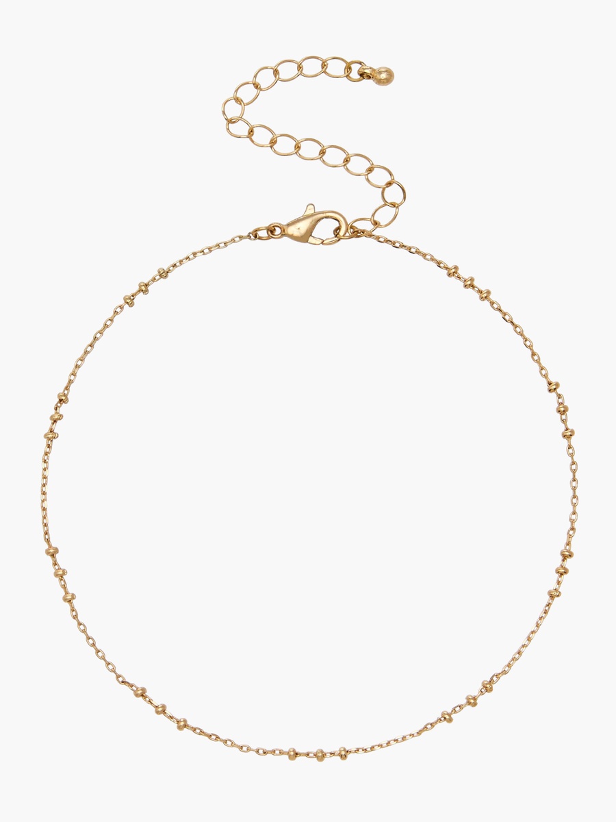 Pack of 2 Metal Embellished Anklet
