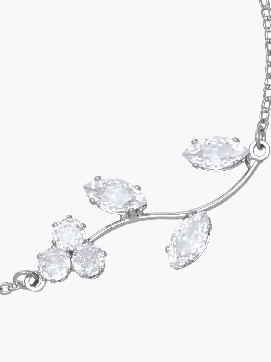 Metallic Cubic Zirconia Embellished Bracelet