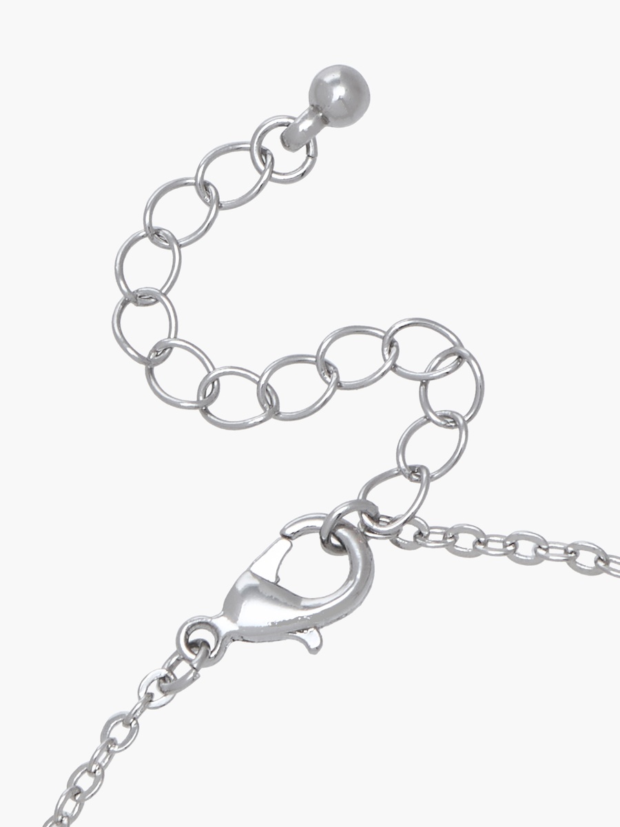 Metallic Cubic Zirconia Embellished Bracelet