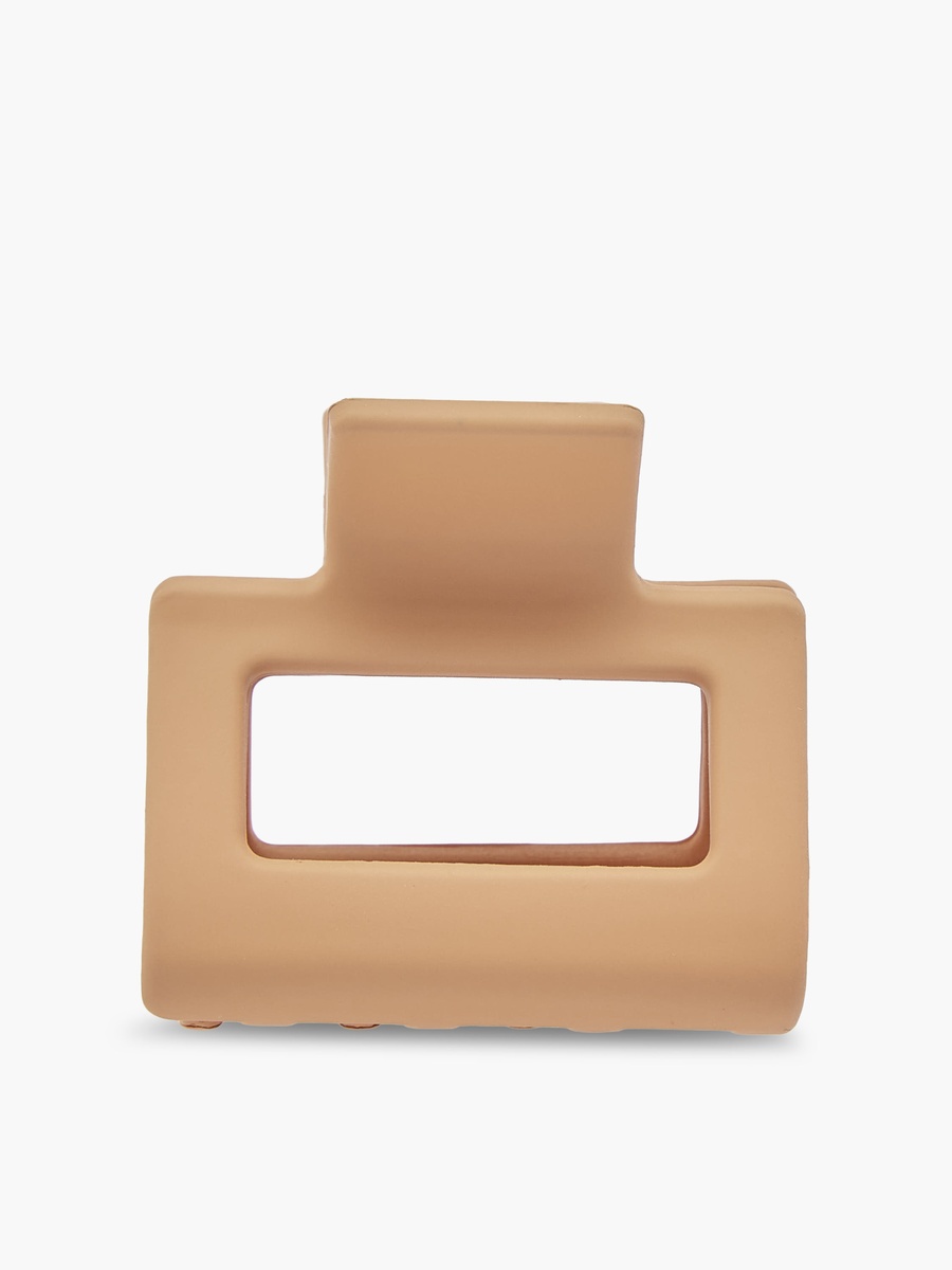 Pack of 4 Rectangular Hair Clamp with Matte Design