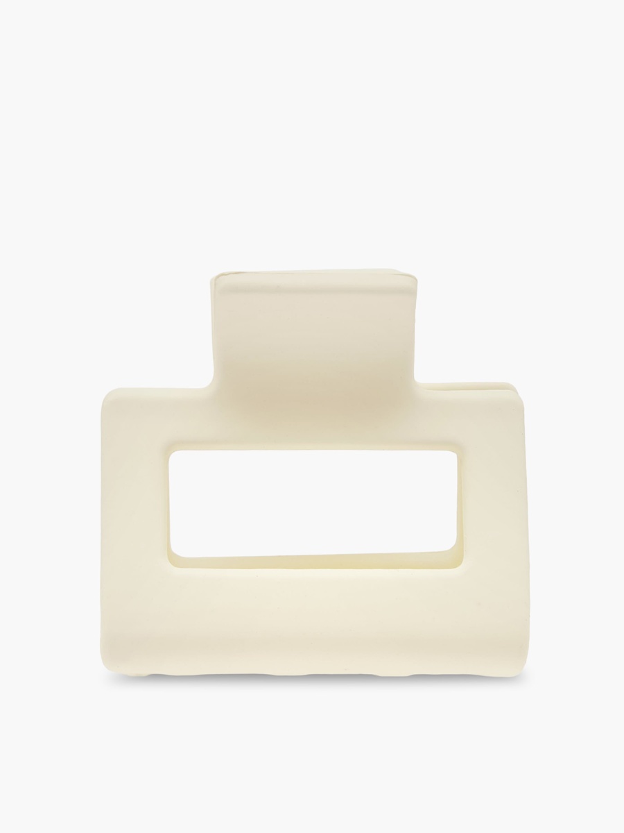 Pack of 4 Rectangular Hair Clamp with Matte Design