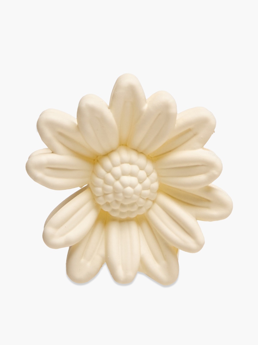 Pack of 6 Floral Shaped Hair Clamp with Textured Design