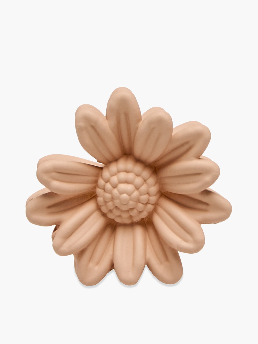 Pack of 6 Floral Shaped Hair Clamp with Textured Design