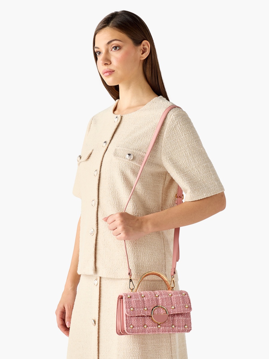 Tia Embellished Crossbody Bag with Detachable Strap
