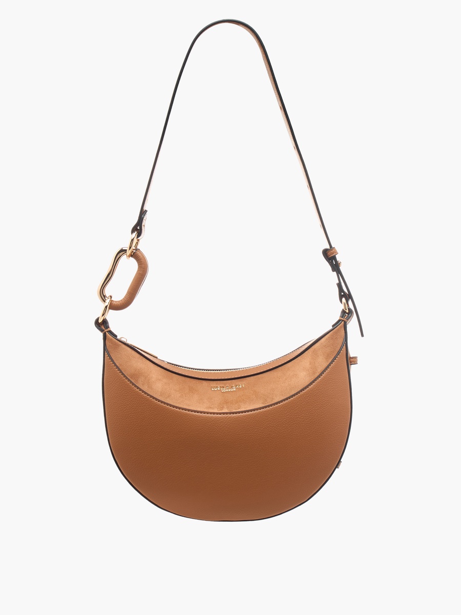Hester Textured Shoulder Bag with Adjustable Strap