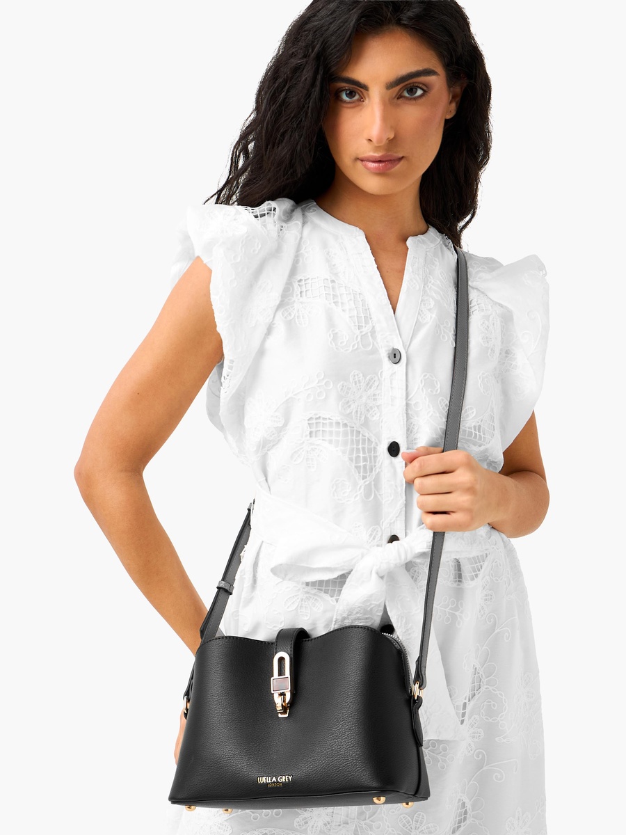 Margy Textured Crossbody Bag with Adjustable Strap
