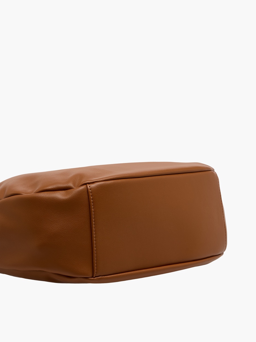Scarf Accent Tote Bag with Detachable Strap