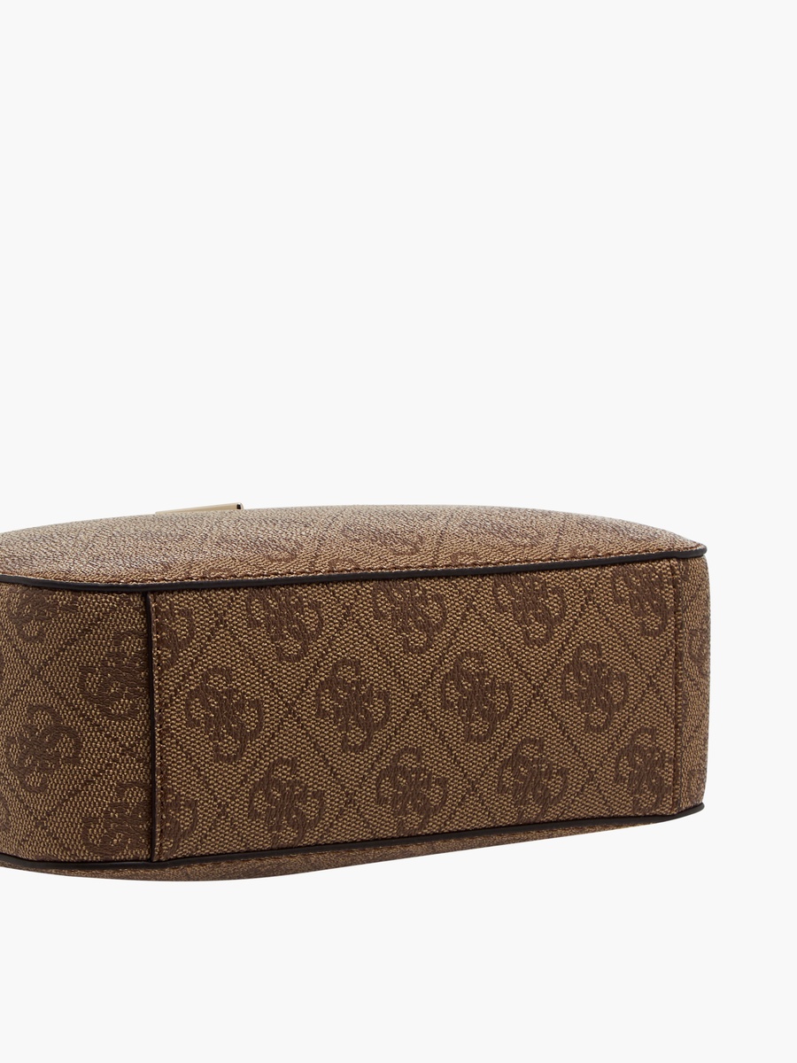 Noelle II Monogram Print Crossbody Bag with Chain Strap