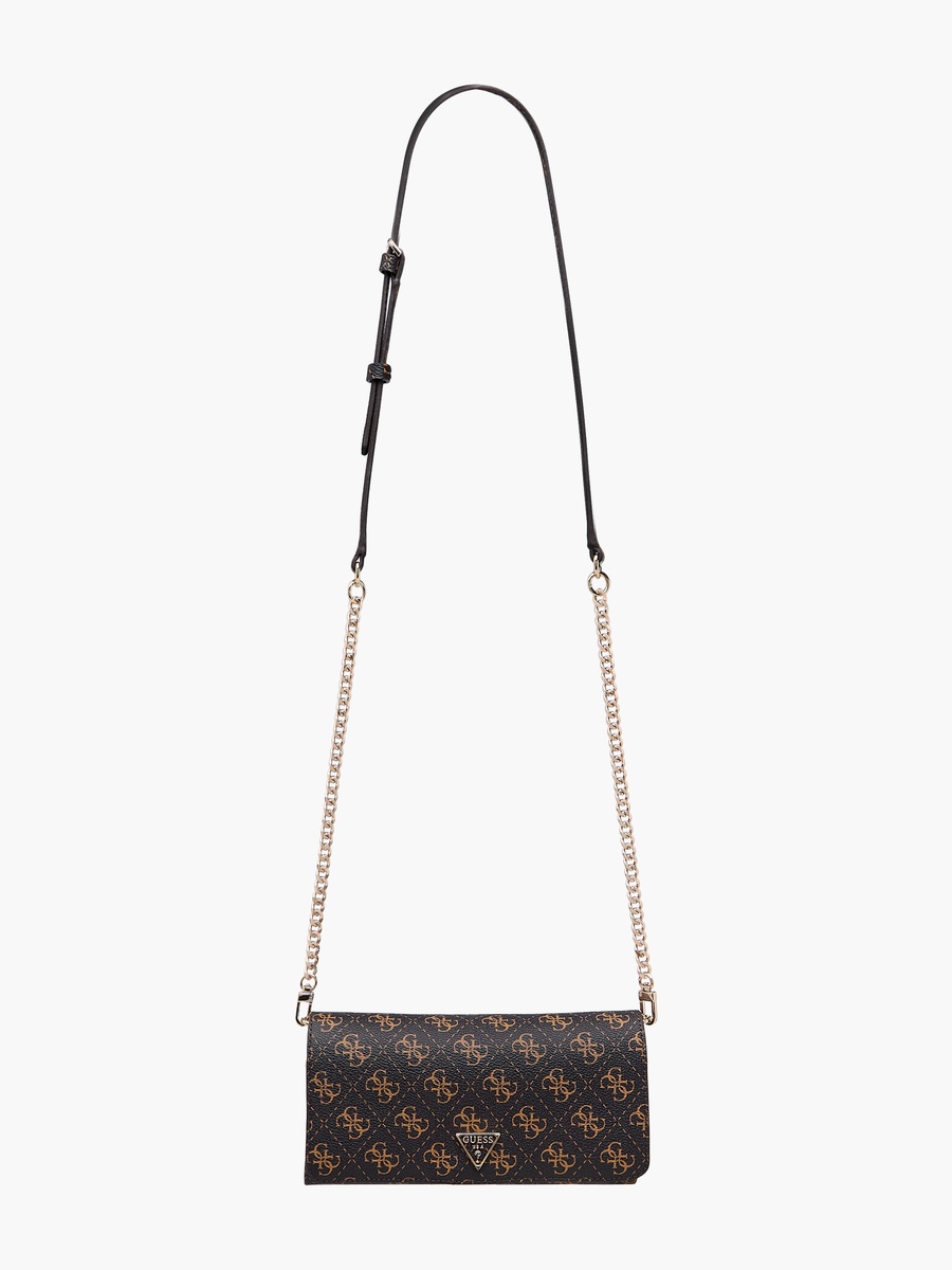 Noelle II Monogram Print Crossbody Bag with Detachable Chain Strap