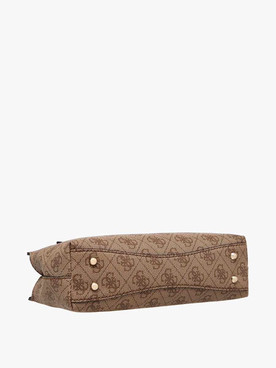 Katya Monogram Print Crossbody Bag with Detachable Shoulder Strap