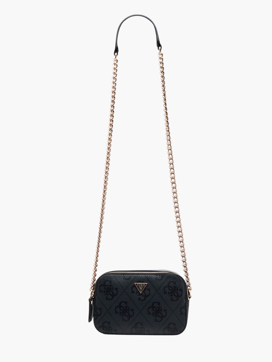Noelle II Monogram Print Crossbody Bag with Chain Strap