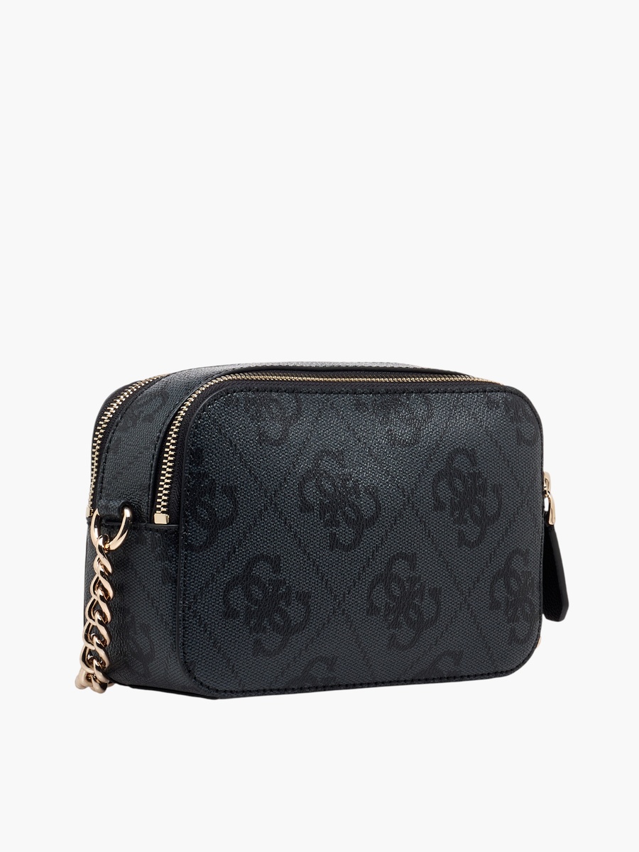 Noelle II Monogram Print Crossbody Bag with Chain Strap