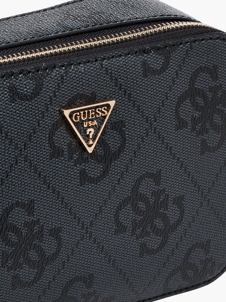 Noelle II Monogram Print Crossbody Bag with Chain Strap