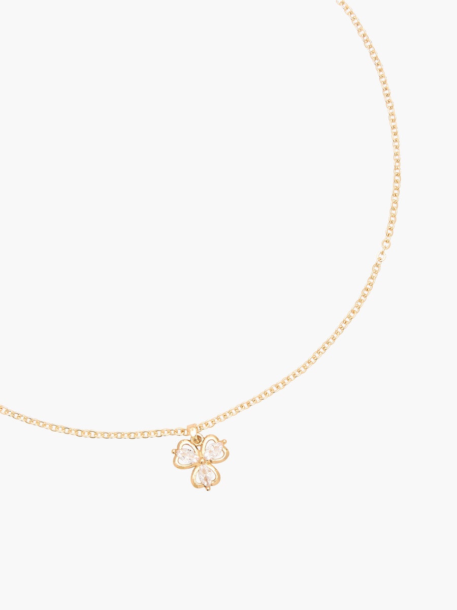Set of 2 - Stone Embellished Necklace and Earrings