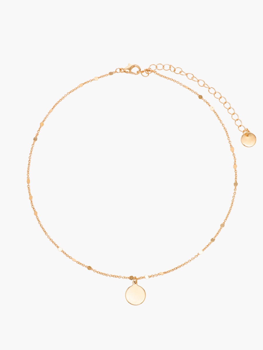 عقد ذهبي اللون بمشبك إغلاق - طقم من 5 قطع