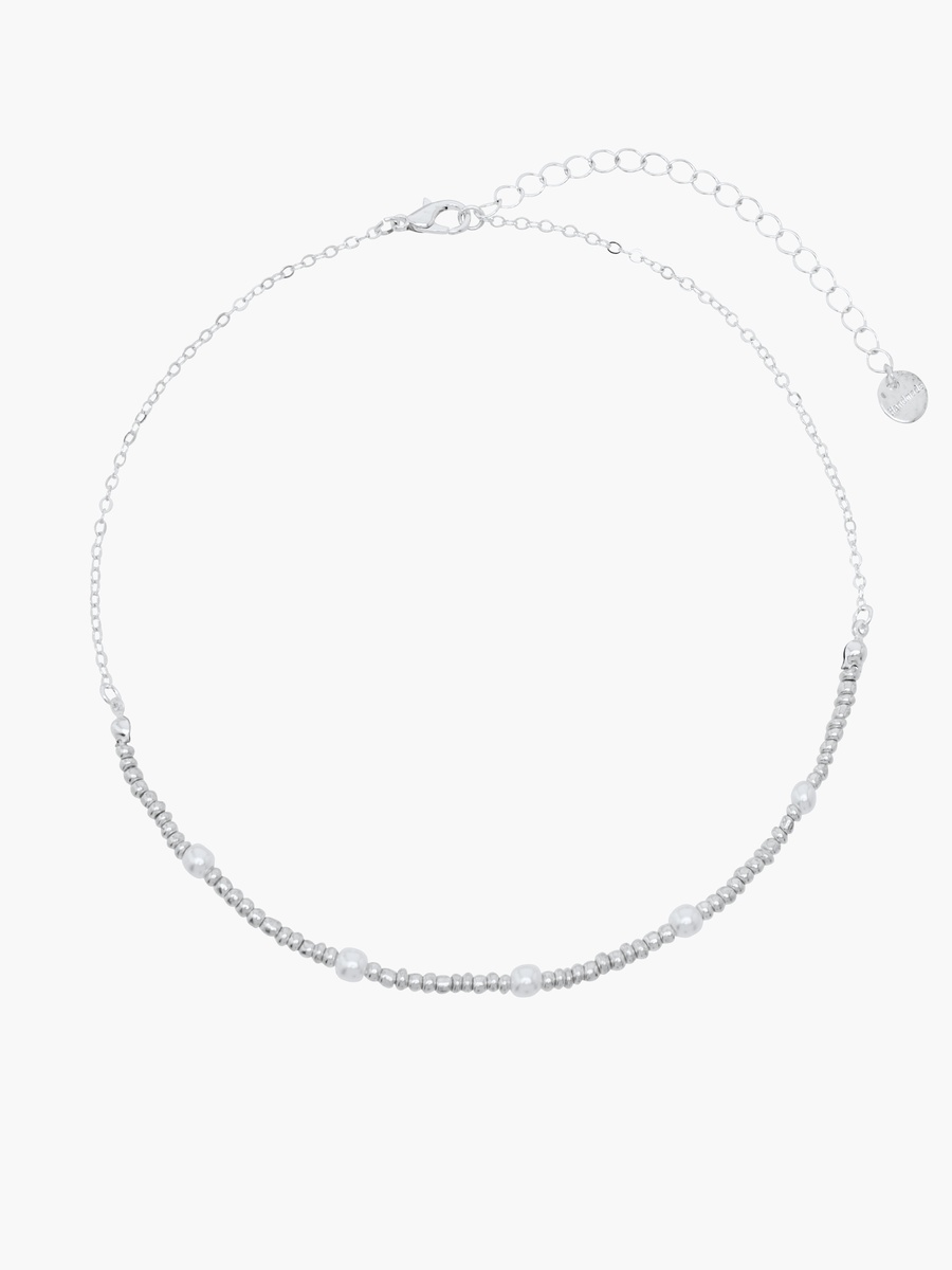 Set of 3 - Silver Tone Necklace with Lobster Clasp Closure