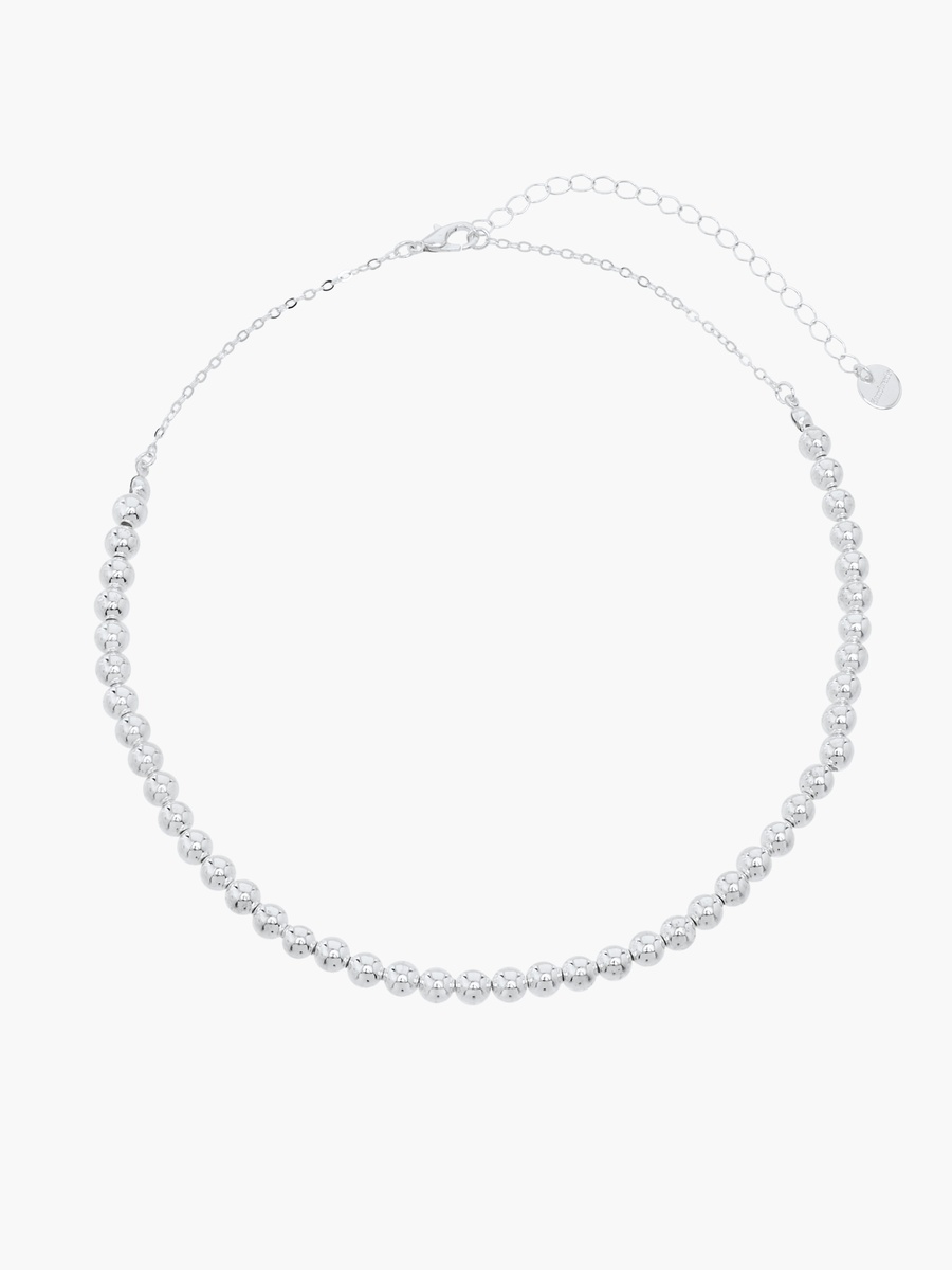 Set of 3 - Silver Tone Necklace with Lobster Clasp Closure