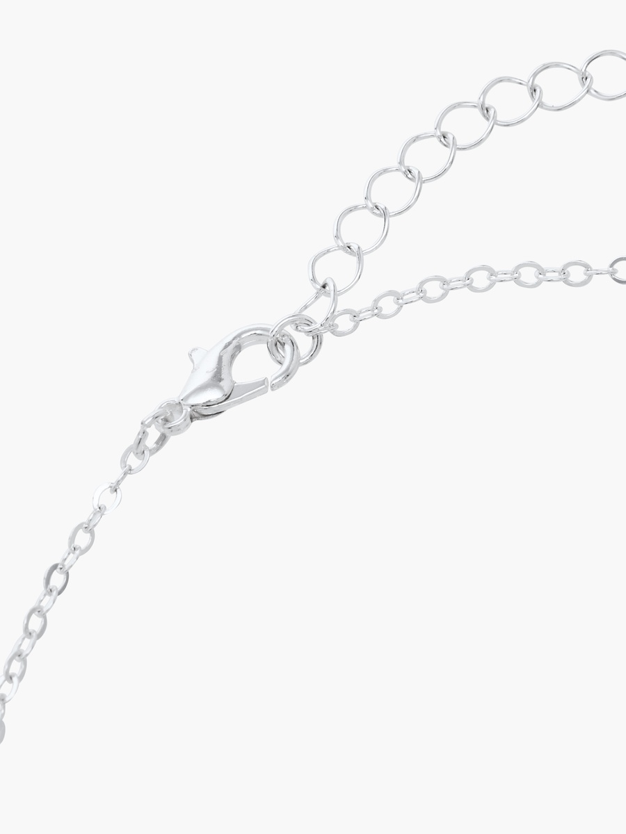 Set of 3 - Silver Tone Necklace with Lobster Clasp Closure