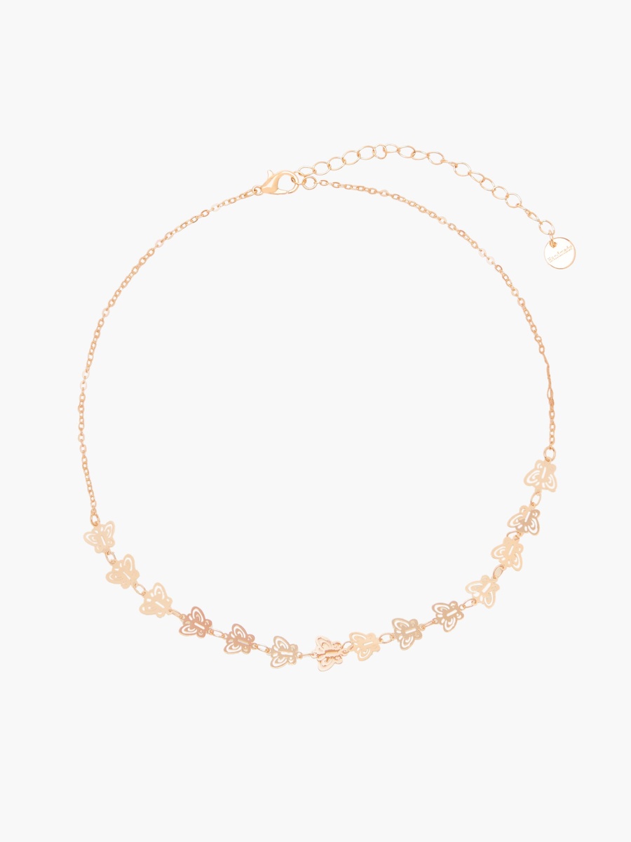 Pack of 5 Gold Tone Necklace with Charm Details