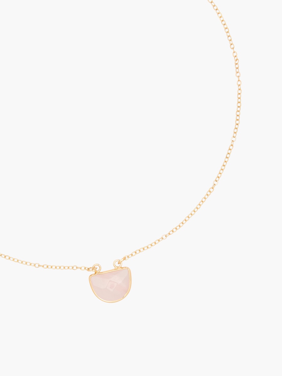 Gold Tone Necklace with Embellished Detail