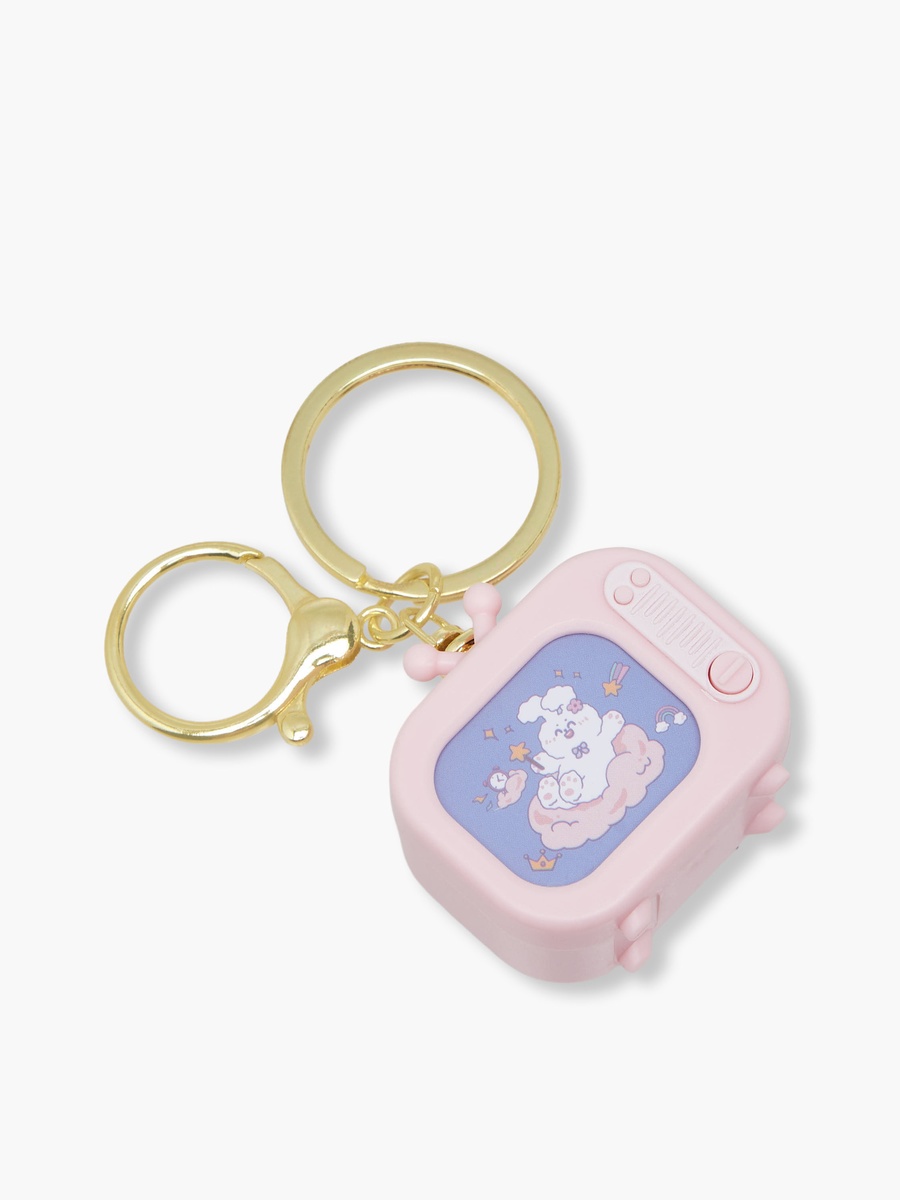 Keyring with LED Light TV Accent