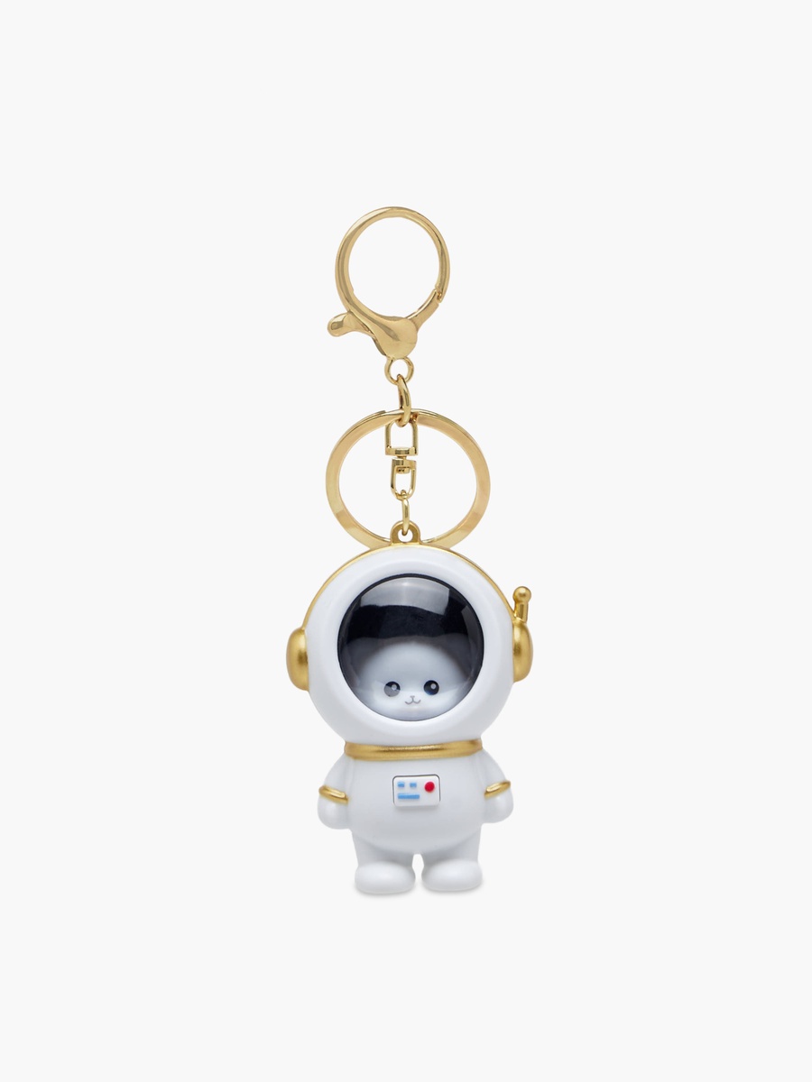 Keyring with Astronaut Accent