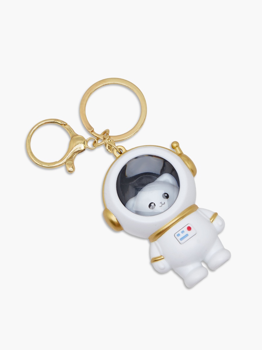 Keyring with Astronaut Accent