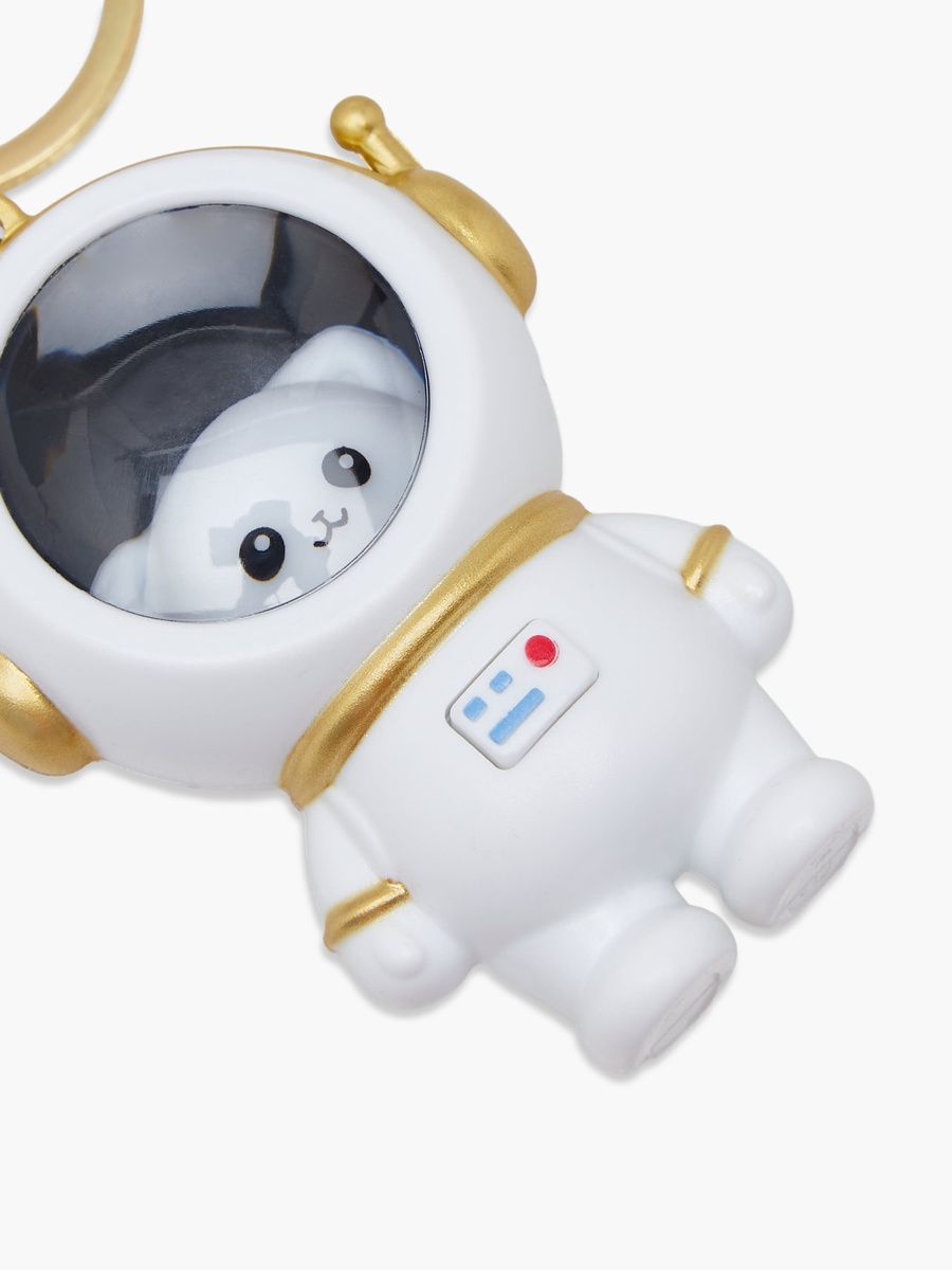 Keyring with Astronaut Accent