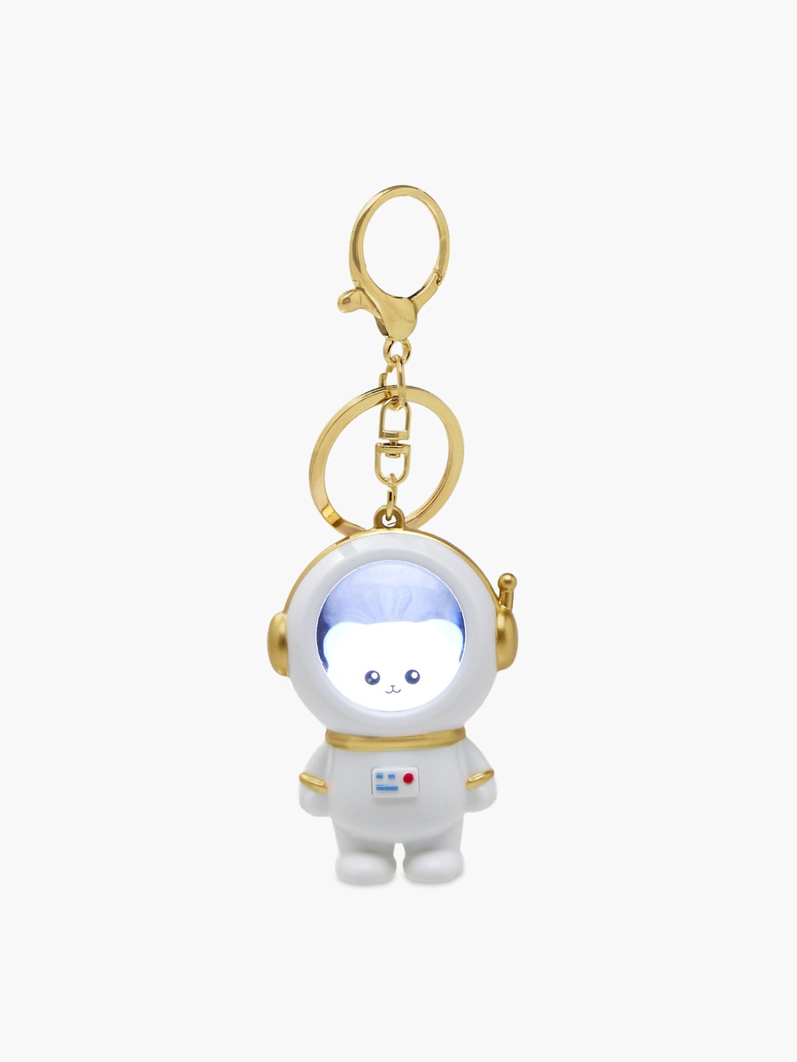 Keyring with Astronaut Accent