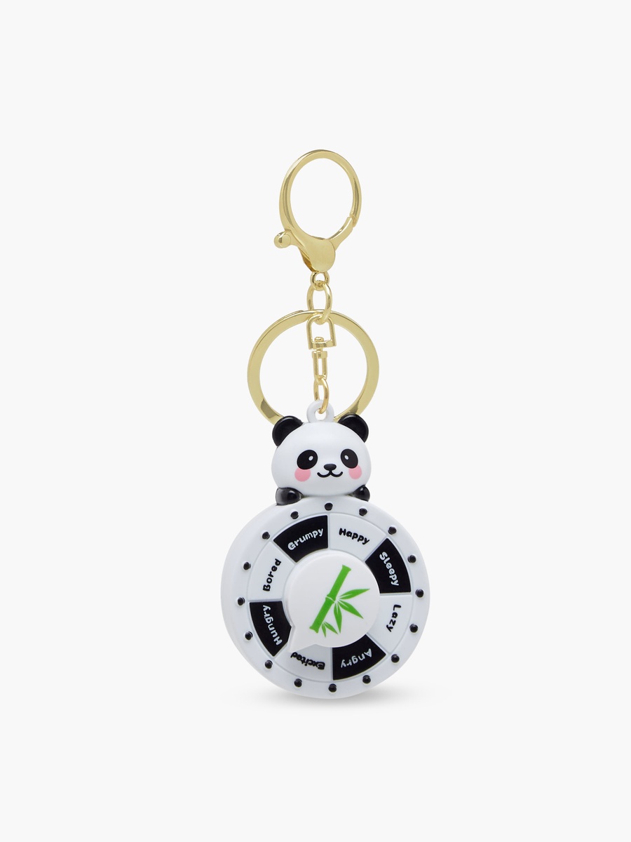 Keyring with Panda Lucky Wheel