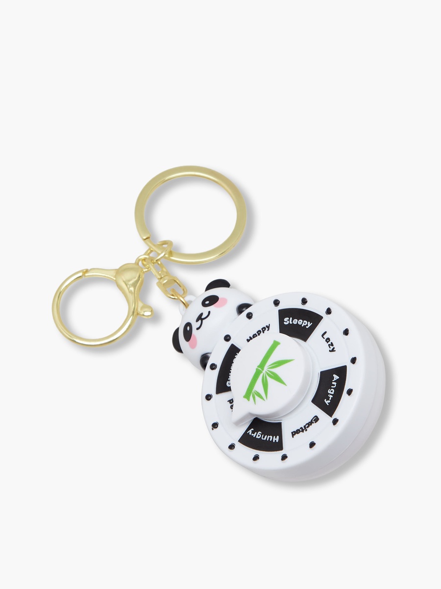 Keyring with Panda Lucky Wheel
